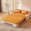 Sofá cama individual plegable de doble uso 2023, nueva cama plegable para sala de estar, apartamento pequeño, balcón, cama retráctil multifuncional