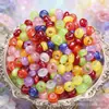 Estilo Candy Cream Resina Ojo de Gato Ábaco Cuentas de Agujero Grande Cuentas Sueltas Accesorios Hechos a Mano para DIY Cuentas de Resina