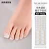 Zhengxiang Pegatinas para Uñas de Gel sin Curado Personalizadas Polvo de Cebolla Bronceado Estampado de Leopardo Pegatinas Europeas y Americanas para Uñas de los Pies Pegatinas para Uñas de los Pies sin Luz