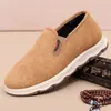 Promoção Quente Outono/Inverno Sapatos de Tecido Old Beijing Masculinos Confortáveis Respiráveis Solado Macio Primavera/Verão Antiderrapantes Leves Sapatos para Homens de Meia-Idade/Idosos