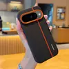 Adecuado para funda de teléfono Google Pixel 11ProXL, marco de metal para lente Google 10, cubierta protectora de cuero de estilo simple