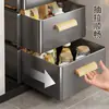 Estante de almacenamiento de cocina extraíble, organizador multifuncional para debajo del fregadero, diseño nuevo, apilable
