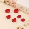 Accesorios de Cinabrio de Alto Contenido Emperador Sha Fu Palabra Yuanbao Ruyi Hecho a Mano DIY Abalorios Pulsera Collar Accesorios