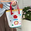 Bolsa de Gelatina Fofa de Desenho Animado Original Tengyi, Bolsa de Mão Versátil para Meninas, Bolsa de Praia para Viagem, Bolsa Transparente para Litoral, Atacado