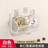 Estante de Almacenamiento de Cocina para Cebolla, Jengibre y Ajo Estante de Especias Montado en la Pared Caja de Almacenamiento de Jengibre y Ajo Cesta Drenante para Verduras Montada en la Pared sin Taladro