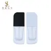 Nueva Botella de Vidrio de 30 ml para BB Cream, Botella Cuadrada para Cuidado de la Piel, Botella con Dispensador de Bomba para Agua de Esencia, Botella Cuadrada Plana para Dispensar Líquido de Base y Protector Solar