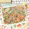 Pacote de Adesivos de Paisagismo Cena Miniatura Estéreo 3D Padrões de Casa Novo Presente de Aniversário para Crianças Meninas Educacional Feito à Mão