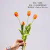 Buquê Simulada de Tulipa com 5 Cabeças de Borracha Macia Estilo Ins Móveis para Casa Enfeites Decorativos Adereços para Fotos Flores Artificiais