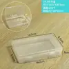 Caja Rectangular Organizadora, Caja de Empaque Transparente, Caja de Almacenamiento de Plástico para Accesorios y Componentes, Equipo de Pesca, Papelería, Caja de Plástico PP