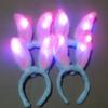 Diadema de Orejas de Conejo Luminosas de Peluche al por Mayor, Tocado para Conciertos/Juguetes Luminosos para Puesto, Plaza del Mercado Nocturno, Venta Caliente
