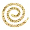 Collar Cubano Europeo y Americano para Hombre Cadena de Clavícula de Acero de Titanio Diseño de Cifrado de Arco Único Cadena de Clavícula Gruesa Simple y Dominante