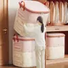 Nueva Bolsa de Almacenamiento para Edredón Transparente de Algodón para Empacar Edredón para Mudanza Doméstica de Gran Capacidad Impermeable a Prueba de Humedad Caja Organizadora de Ropa