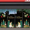 Suministros para Decoración Navideña Pegatinas Estáticas para Ventana Vidrio Puerta Arreglo de Escena Copo de Nieve Anciano Árbol Pegatinas Transfronterizo
