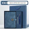 Caja de Regalo con Set de Cuadernos con Patrón de Ventana y Logo Personalizado para Regalos y Recuerdos de Oficina Corporativa