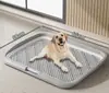 Tapete para Perros Extra Grande con Valla Alta, Antisalpicaduras, Soportes Incluidos para Perros Pequeños, Medianos y Grandes