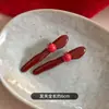 Pasador de Pelo de Manzana de Alta Calidad para Mujer, Elegante Pinza para Flequillo, Lindo Pasador de Pato Lateral para Niñas