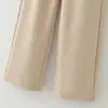 Pantalones rectos de lana de nuevo estilo para madres, cintura elástica de moda, pantalones de color liso versátiles de alta gama para adelgazar para mujeres de mediana edad