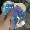 50mm DIY Escama de Peixe Lantejoulas Grandes Miçangas Glitter Laser Acessórios de Roupa Casamento Palco Fundo Enfeites Acessórios Não