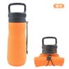 Botella de Agua Plegable Portátil para Viajes al Aire Libre de Silicona de Grado Alimenticio del Fabricante, Personalización de Logo, Personalización de Regalo