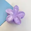 Pinza Grande para el Cabello Estilo Resort de Lujo Transfronteriza de Plumeria para Recogido en la Parte Trasera de la Cabeza, Pinza de Tiburón para Cabello Semirecogido, Accesorio de Moda para el Cabello