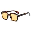 Nuevas gafas de sol cuadradas clásicas europeas y americanas para hombre y mujer, con detalles de remaches, modernas y versátiles, gafas de sol personalizadas para exteriores casuales