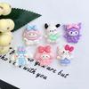 Asas de anjo romântico boa noite estrelas bonito animal dos desenhos animados acessórios de resina buraco sapatos telefone celular hairpin jóias atacado