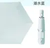 Paraguas automático ultraligero de 6 varillas plegable de tres secciones con protección solar y sombrilla de goma negra para mujer, paraguas de bolsillo portátil tipo lápiz, fabricantes en stock, estampado