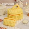 Bolsa de Cosméticos Creativa de Gran Capacidad Estilo Ins de Alta Gama Portátil Linda Bolso Satchel Femenino Bolsa de Aseo Almacenamiento Bolsa de Cosméticos