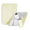 Adequado para Capa Protetora Dobrável para iPad 3Y 10,2 Polegadas 25 Modelos Capa Protetora para Tablet iPad com Porta-Caneta Capa Flip Case Inferior Altamente Transparente