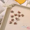 Gato e Peixe Resina 3D Desenho Animado Decorações para Unhas Decoração de Unha Usável Acessórios de Joia DIY Fábrica de Origem