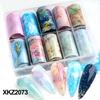 Arte de uñas de nuevo patrón transfronterizo papel de cielo estrellado 10 cajas mármol transferencia de uñas pegatinas de arte de uñas lote mixto uña