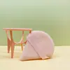 Puff Triangular de Veludo para Pó a Granel em Estoque Puff de Veludo Cristalino para Base Compacta para Fixar Maquiagem