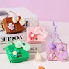 Colgante Pequeño Creativo DIY para Bolso de Cuero Llavero Lindo Colgante para Mochila Monedero Pequeño de Cuero Pequeño Regalo