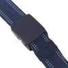 Cinto de Lona de Secagem Rápida com Fivela Automática Transfronteiriço, Cinto para Treinamento Militar de Estudante, Fivela de Plástico, Cinto Durável para Calça, Cinto Casual