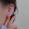 [Coleção de Brinco Flash e Piercing de Orelha Óssea] Broca Flash Zircônia Microincrustada Brinco de Orelha Sem Dor Piercing de Orelha Óssea