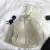 Camisa Reversible Infantil 2025 Invierno Nuevo Estilo Coreano Moderna Color Sólido Cálida Acolchada Engrosada Chaqueta para Niños y Niñas