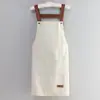 2025 Nuevo Estilo Delantal Impermeable y a Prueba de Aceite para Cocina del Hogar Ropa de Trabajo a la Moda Bata para Hombre Delantal para Limpiar Manos Logo Personalizado