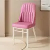 Silla de comedor nórdica para uso doméstico, silla de comedor de lujo ligero, taburete de hierro para hotel y restaurante, silla de mahjong con respaldo para sentarse mucho tiempo