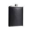 Frasco de quadril de aço inoxidável de 8 oz transfronteiriço para lazer ao ar livre comércio exterior marrom preto Amazon cor preferida prepúcio pequeno frasco de quadril