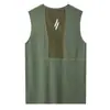 Chaleco Deportivo Transpirable Sin Mangas para Hombre de Verano Ropa de Entrenamiento de Baloncesto Fitness Ropa de Secado Rápido Running Transfronterizo Europeo y Americano