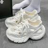 Zapatos Deportivos de Suela Gruesa con Agujeros Sandalias y Pantuflas Transpirables de Verano para Exterior Zapatos Antideslizantes Tenis Sandalias de Moda para Mujer