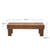 Reposapiés de Madera Maciza Anticorrosión Taburete Escalón para Balcón Exterior Reposapiés Elevador de Altura para Cocina Interior Reposapiés para Oficina