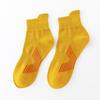 Meias Masculinas Meia-Perna para Primavera e Outono Algodão Absorventes de Suor e Respiráveis Meias Casuais Esportivas para Corrida Basquete Masculino Jovem Zhuji