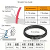 Pulsera Tejida de Cuero para Hombre Transfronteriza Europea y Americana Pulsera Sencilla Versátil de Acero Inoxidable Joyería de Moda Individualista Stock de Fábrica