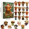 2026 Venta Caliente Transfronteriza Nuevos Productos Serie Múltiple Calendario de Cuenta Regresiva Caja Sorpresa Colgante Plano Decorativo de Acrílico Regalo