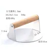 Prensa Redonda de Acero Inoxidable para Hamburguesas de 6 Pulgadas, Aplastador de Hamburguesas, Kit Profesional de Accesorios para Plancha, Prensa para Parrilla Perfecta para Cocinar en Plancha Plana