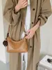 Bolso de Cuero Encerado al Aceite Vintage Forma de Media Luna para Debajo del Brazo para Mujer 2026 Nuevo Bolso Tote Casual Diario Bolso de Hombro Cruzado para Viajes