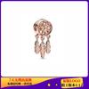 Cuentas Sueltas de Cobre Blanco Plateado de Pan Globo Aerostático Atrapasueños Pulsera Accesorios DIY Estilo Vintage Francés