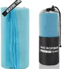 Toalla de baño de secado rápido deportiva y de fitness transfronteriza, toalla de playa para exteriores junto al mar de felpa de doble cara, toalla de natación absorbente de fibra ultrafina