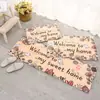Capacho de Flanela Estampado Desenho Animado Tapete de Entrada Tapete de Chão para Cozinha de Crianças Banheiro Tapete de Chão de Banheiro Quarto de Crianças